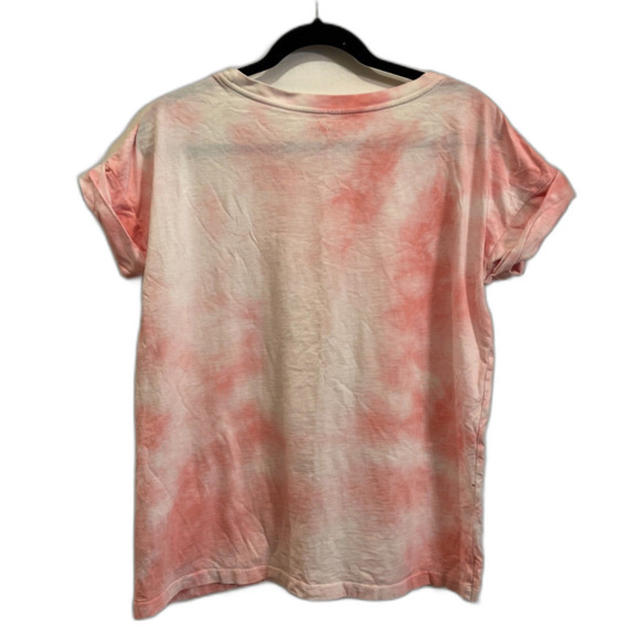 ALLSAINTS Pink Stamp Imogen Tie Dye T Shirt Tee Top   Women's Size Small - Picture 8 of 11